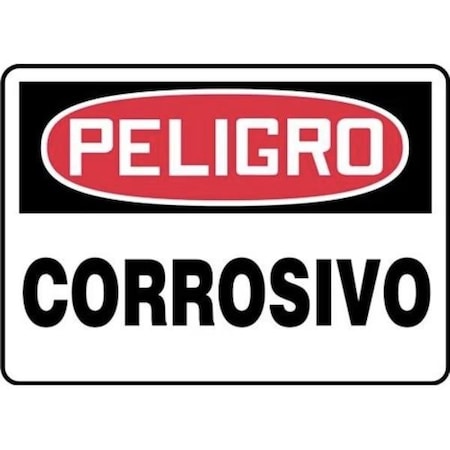 Accuform OSHA DANGER Safety Sign CORROSIVE SHMCHL221VA SHMCHL221VA